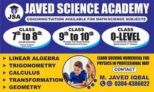 MathTution Available IGCSE, O Level , Matric and Counddown math