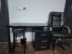 Stylish Office Table & Comfortable Executive Chair Set for Sale