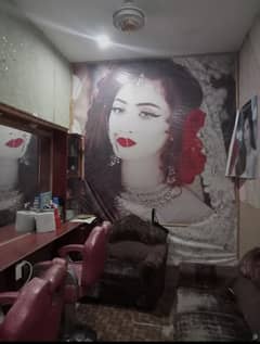 Blush iqra salon for sale Quaid azam colny dhymail camp Rawalpindi