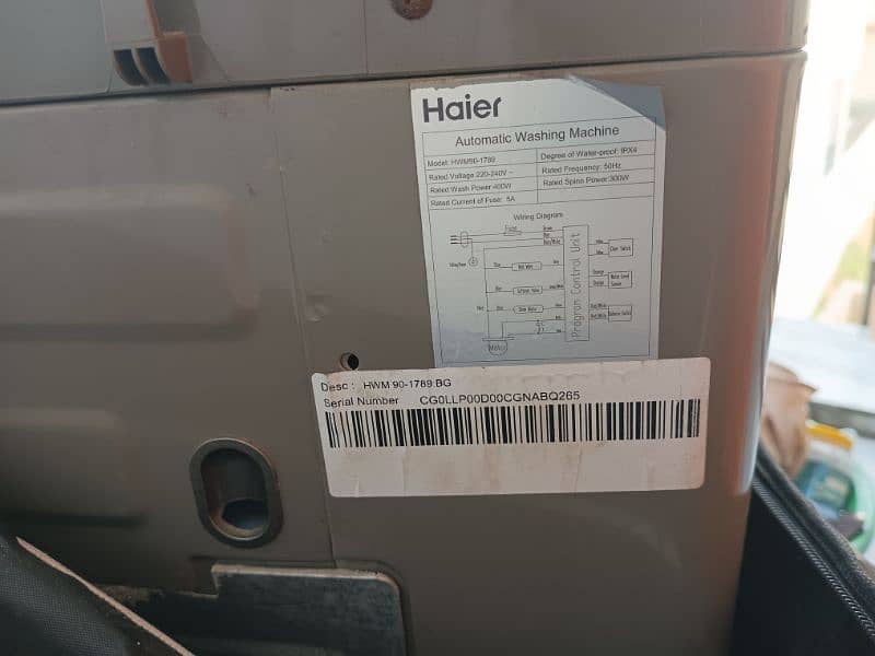 Haier Automatic Washing Machine 6