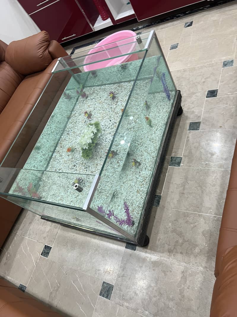 Fishing aquarium table +coffee table 8