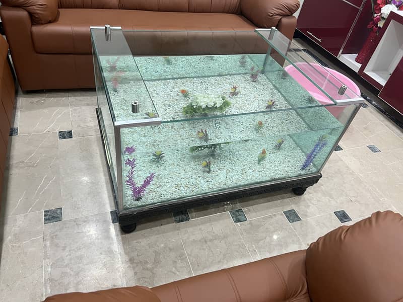 Fishing aquarium table +coffee table 11