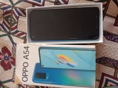 4/128GB OppoA54 mobile for sale. sirf panel change hai. lakin good work. 0