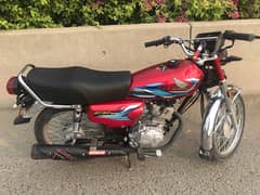 125 red color ; CG honda 125 ;125 bike