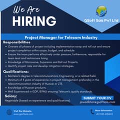 Project Manager for Telecom 0