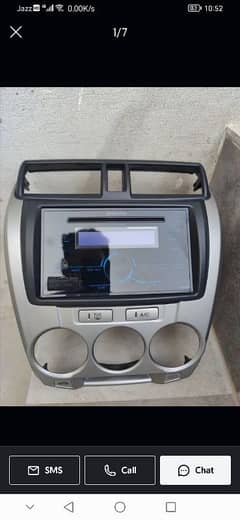 Original Honda city DVD player with frame