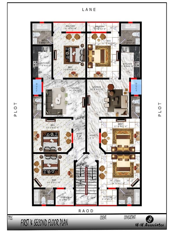 Booking Available  In PECHS Block 2 Upper Portion Sized 100 Square Yards For Sale 3