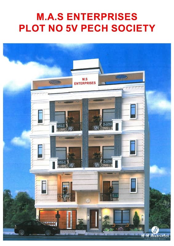 Booking Available  In PECHS Block 2 Upper Portion Sized 100 Square Yards For Sale 4