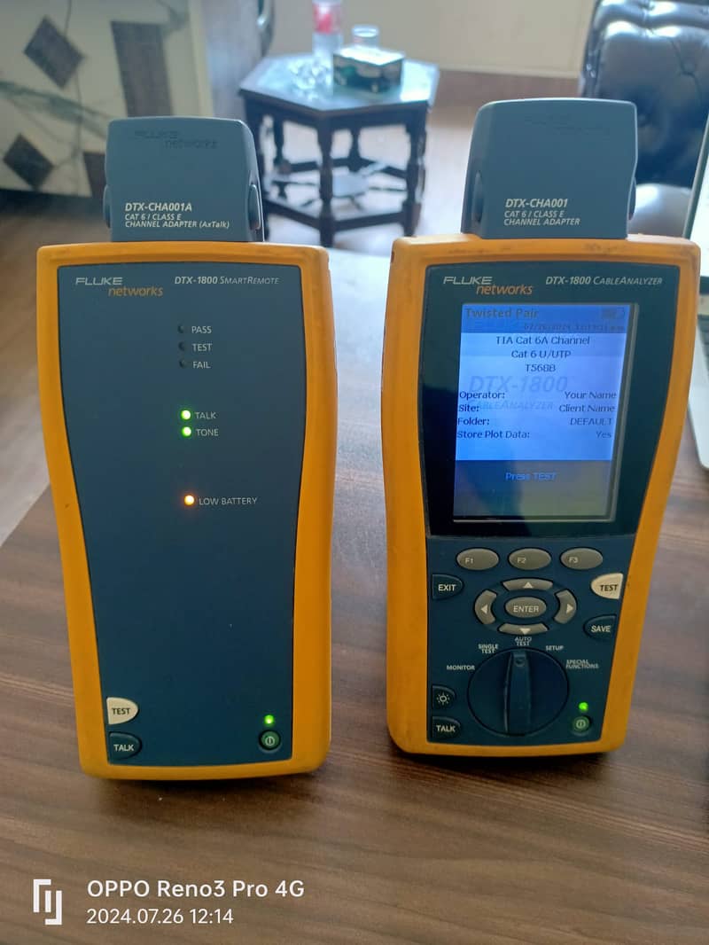 Fluke Testing Services DTX1800 UTP Testing 3