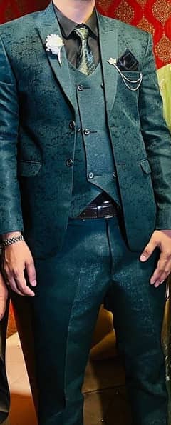 SHERWANI AND THREE PCS COAT PANT 0