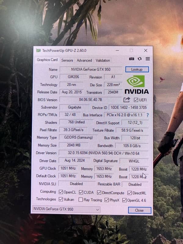 GTX 950 10/10 Slightly Used 4