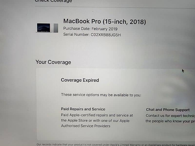 Macbook Pro 2018, 15 inch, 4 Dedicated Graphics Card 6