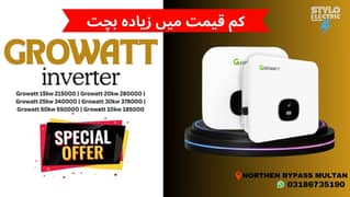 Growatt / 10kw 15kw 20kw Delivery in allover Pakistan