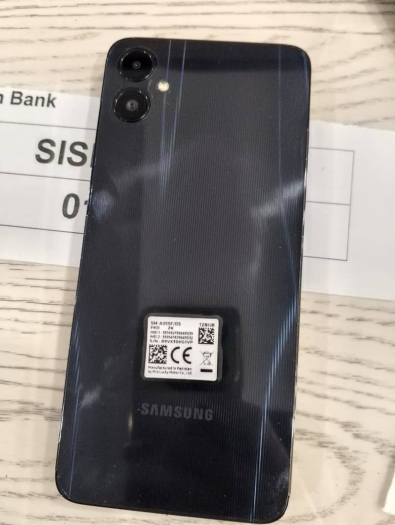 SAMSUNG A05 4/128 BLACK COLOR 0