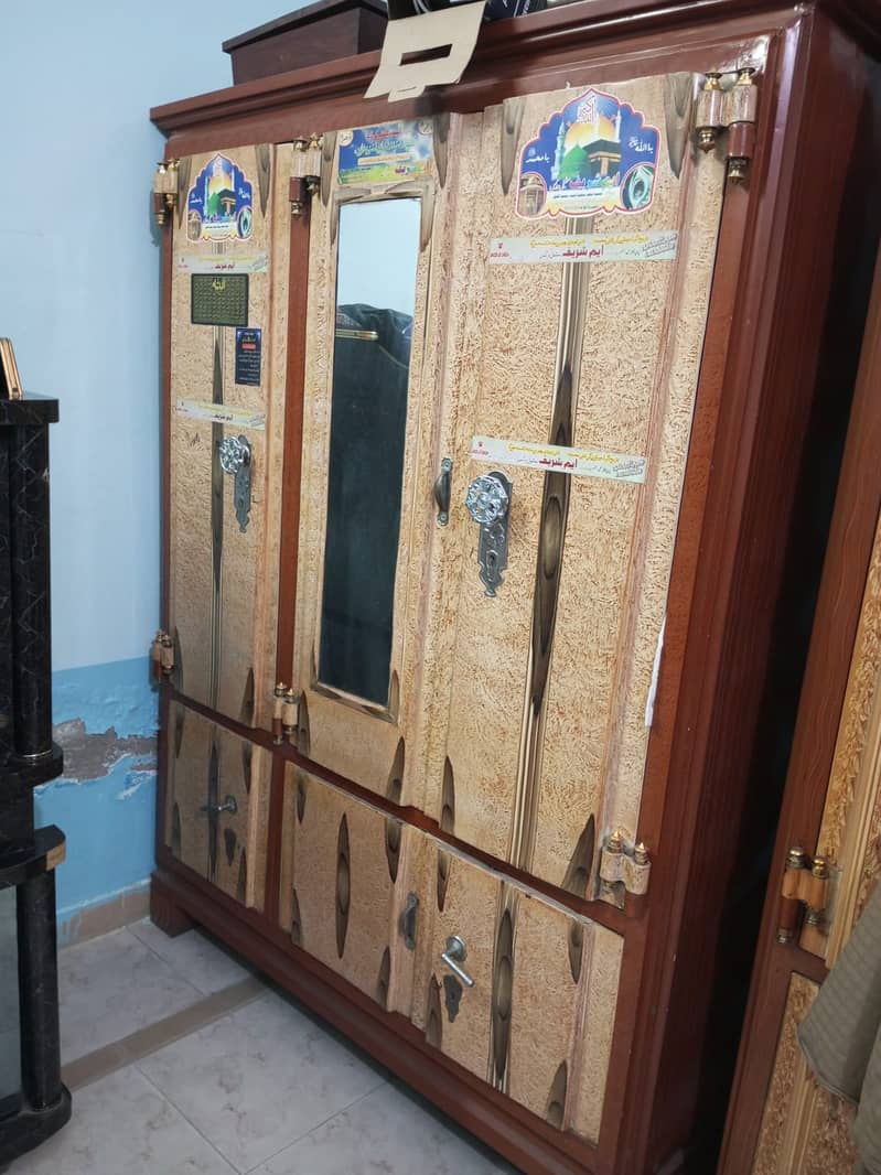 Three doors Wardrobe, Almari, Iron made wardrobe 2