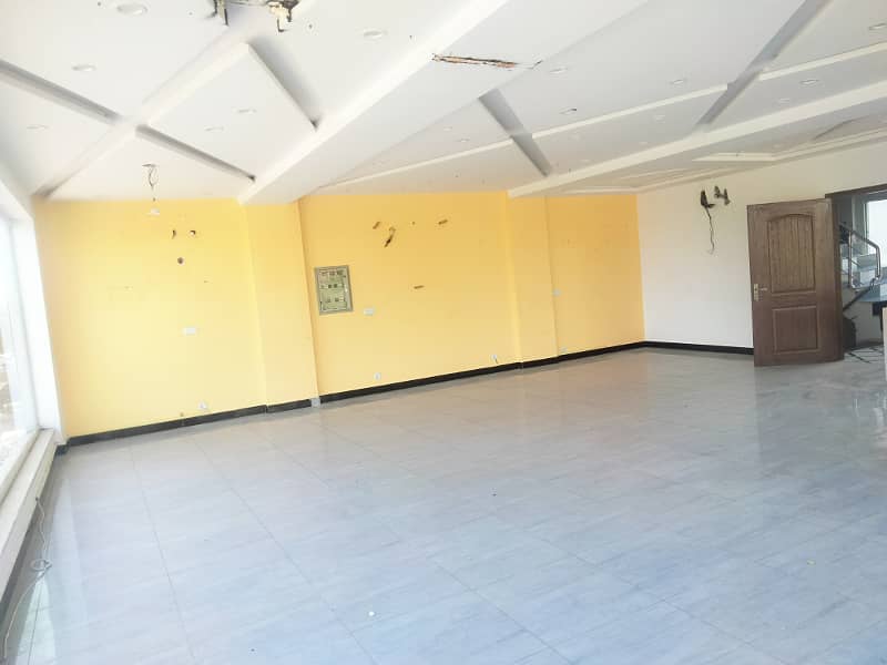 5 Marla First Floor Hall For Commercial Use For Rent In Bahria Town Lahore Sector E 1