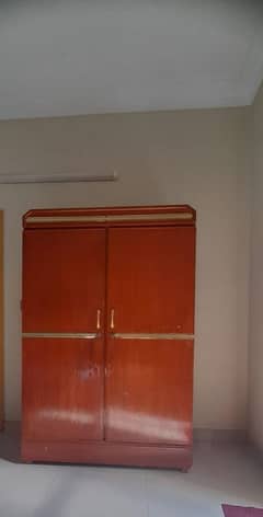 2 door wardrobe wooden.