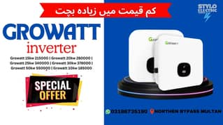 Solar inverter / Growatt / 10kw 15kw 20kw Delivery in allover Pakistan