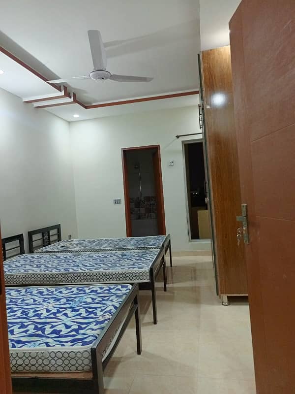 Running hostel building for rent setup for sale in johar town opposite " UMT university" hostels area 0