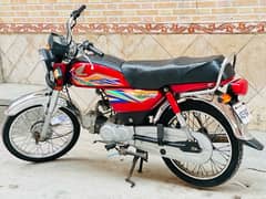 HONDA CD70 modle 2020 condation 10 by 10