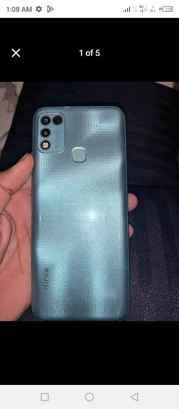 Infinix hot 11 play 4 gb 64 gb with box no charger 6000 mAh battery 1