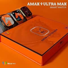 Original AMAX 9 Ultra Max SmartWatch 49mm with bracelet lock (COD)