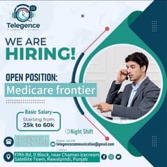 Call centre job of frontier 03065922911