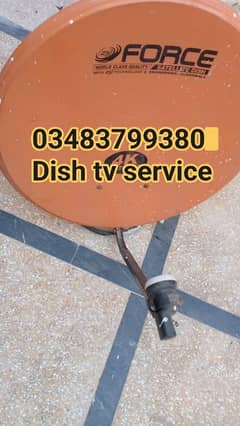 dish antenna TV sell sitting service iptv available 03483799380 0