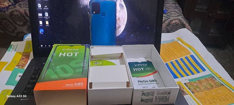 infinix hot 10s complete box for sale 0