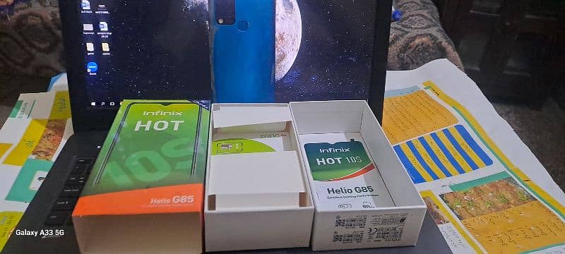 infinix hot 10s complete box for sale 1