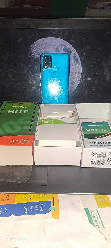 infinix hot 10s complete box for sale 5