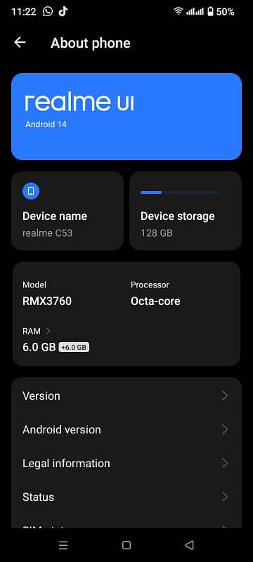 realme c53 6gb 128gb 3