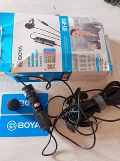 Boya recording mic for YouTube video with clear background noise