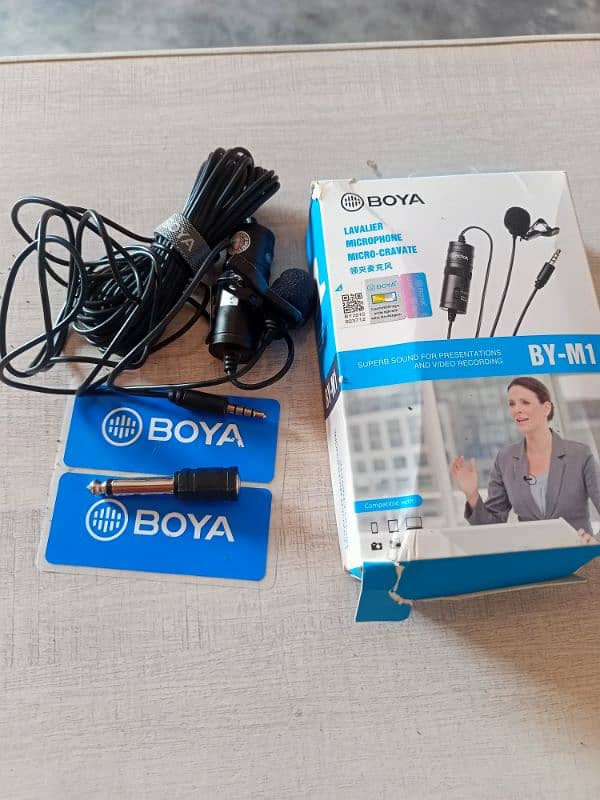 Boya recording mic for YouTube video with clear background noise 1