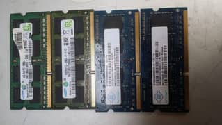 laptop Ram 4 GB . DDR 3