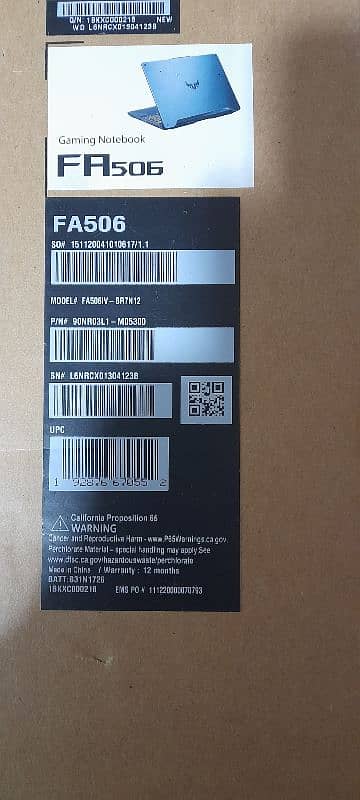 Asus TUF FA506 Laptop 8