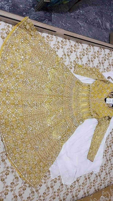 yellow maxi wedding dress 0