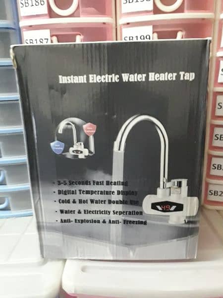 220v Electric Instant Water Heater Tap Faucet With Shower in Pakistan 0