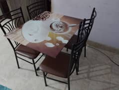 dining table with chairs