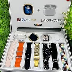 I20 Ultra Max suit Smart Watch 10 in 1 box