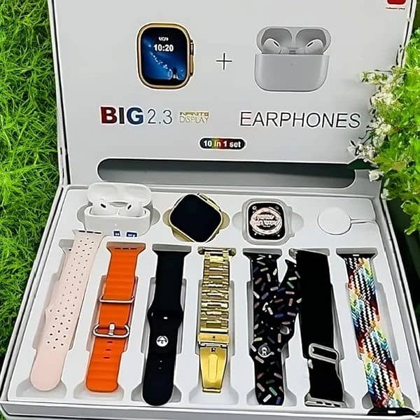 I20 Ultra Max suit Smart Watch 10 in 1 box 0