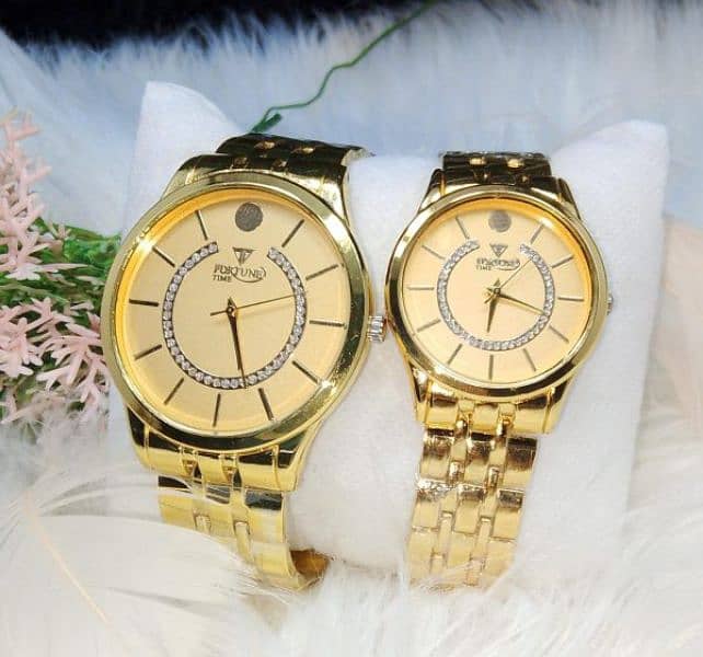 Fortune Time Couple Watches 2 in 1 0