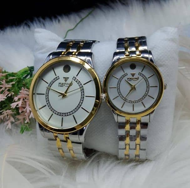 Fortune Time Couple Watches 2 in 1 2