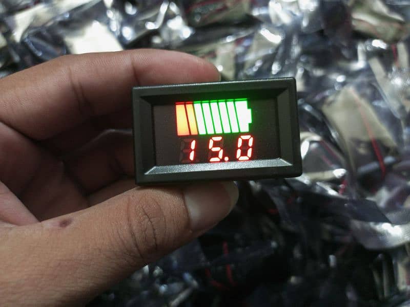 DC Battery Level Indicator 12 to 60V Volte Meter In Pakistan 0