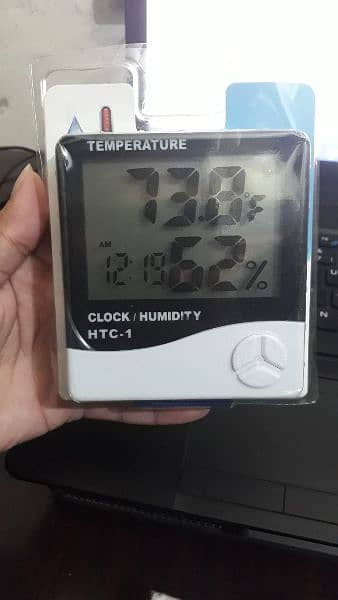 Digital LCD Hygrometer Temperature Humidity Meter HTC 1 HTC 2 TPM-10 3