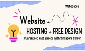 Super Fast Web Hosting, Business Emails with Free Web Design Services