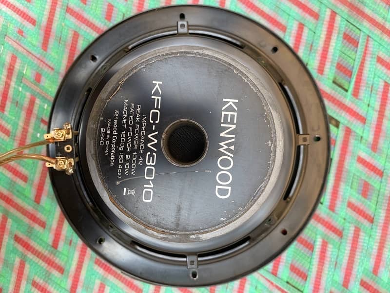 KENWOOD KFC-W3010 subwoofer for sale 1