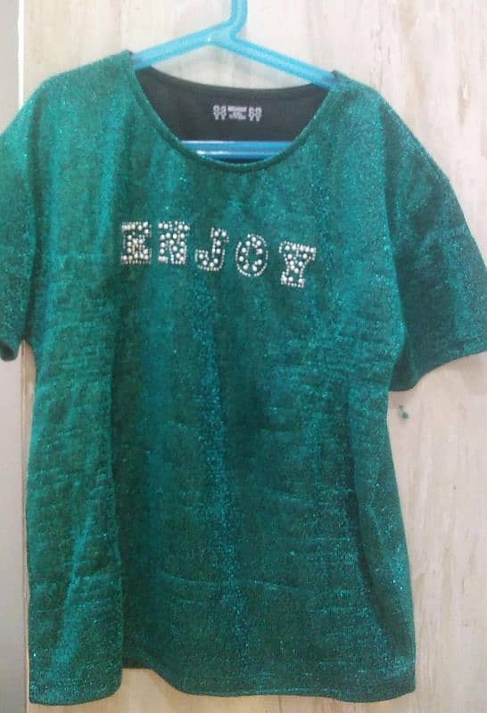 fancy shirts 9 to 11 year girl green ki price 1500 1