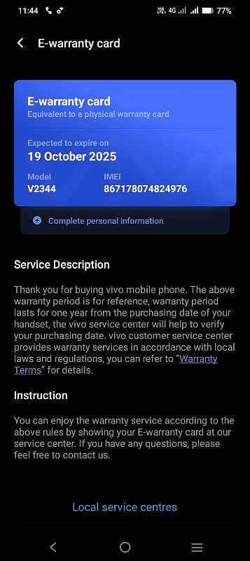 Vivo y03t 4.64 2