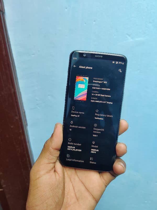 oneplus 5t dual wala 8